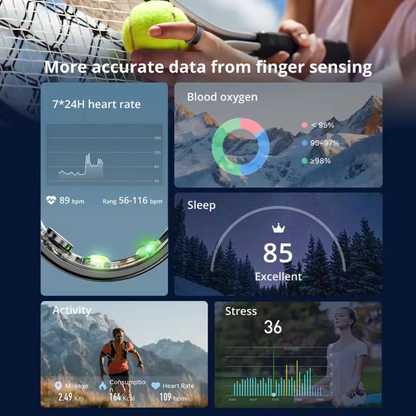 Smart Health Ring – Track Your Health, Anytime, Anywhere