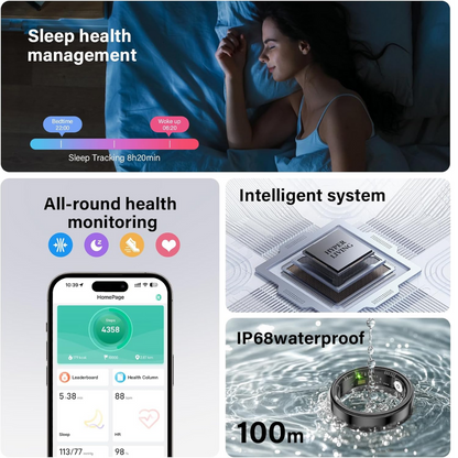 Smart Health Ring – Track Your Health, Anytime, Anywhere